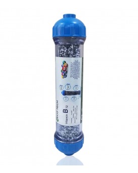 NECOTECH 10 Inch Vitamin B12 Anti-oxidant Alkaline Anti Bacterial Anti Ageing Mineral Cartridge Filter With 2 Connecting Elbows Suitable for All Types of Water Purifiers